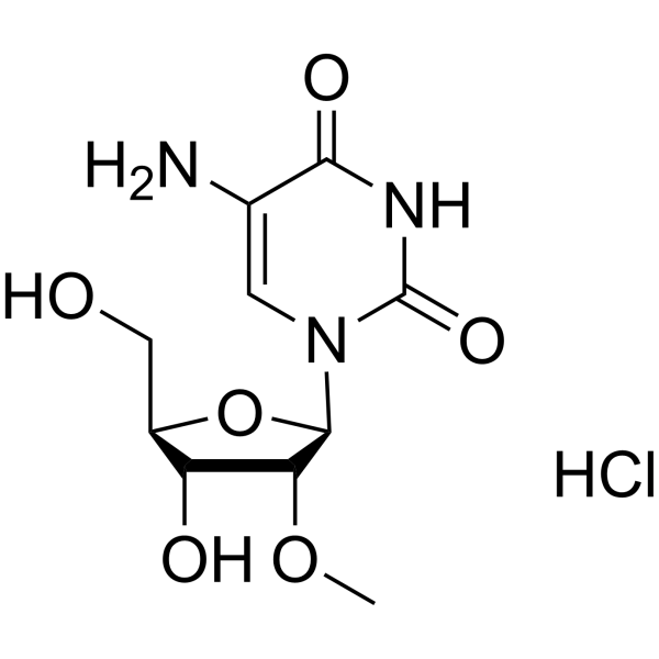 5-Amino-2'-deoxy-2'-O-methyluridine hydrochloride – Figure 1 of 1