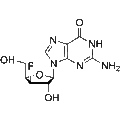 3'-Deoxy-3'-fluoro-xyloguanosine – Figure 1 of 1