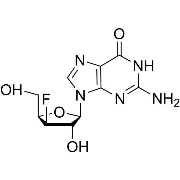 3'-Deoxy-3'-fluoro-xyloguanosine – Figure 1 of 1