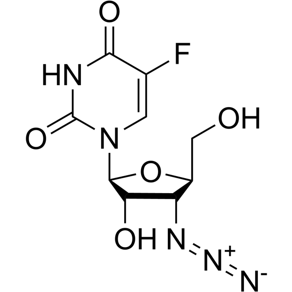3'-Azido-3'-deoxy-5-fluoro-beta-L-uridine – Figure 1 of 1