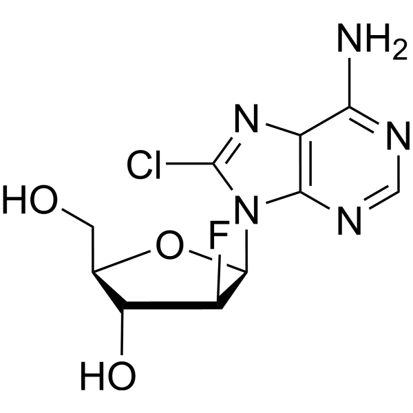 8-Chloro-2'-deoxy-2'-fluoro-arabino adenosine – Figure 1 of 1