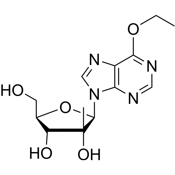 6-Ethoxy-9-beta-D-(2-C-methyl-ribofuranosyl)purine – Figure 1 of 1