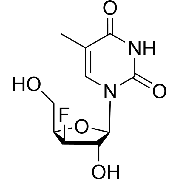 3'-Deoxy-3'-fluoro-5-methyl-xylo-uridine – Figure 1 of 1
