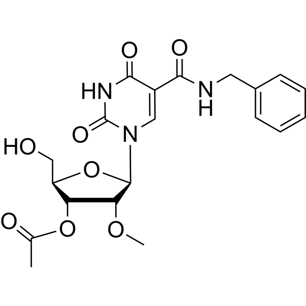 5-Benzylamino carbonyl-3'-O-acetyl-2'-O-methyluridine – Figure 1 of 1