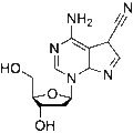4-Amino-5-cyano-1-(2-deoxy-β-D-ribofuranosyl)-7H-pyrrolo[2,3-d]pyrimidine – Figure 1 of 1