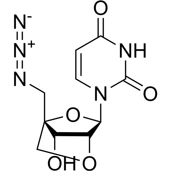 5'-Azido-5'-deoxy-2'-O,4'-C-methyleneuridine – Figure 1 of 1