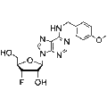 3'-Deoxy-3'-fluoro-xylo-N6-(p-methoxybenzyl)adenosine – Figure 1 of 1