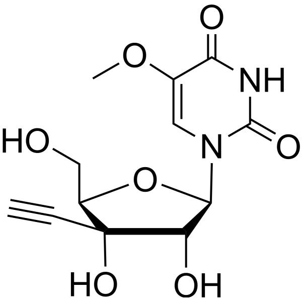3'-Beta-C-Ethynyl-5-methoxyuridine – Figure 1 of 1