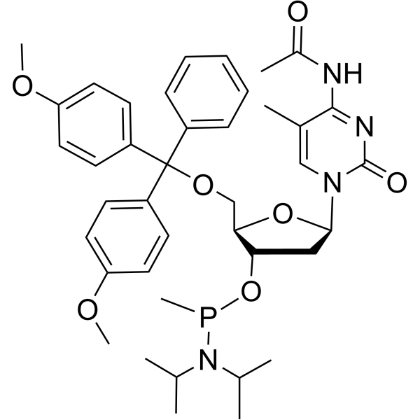 5'-O-DMTr-5-MedC (Ac)-methyl phosphonamidite – Figure 1 of 1