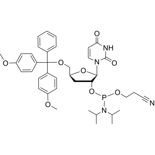 5'-O-DMTr-3'-deoxyuridine 2'-CED phosphoramidite – Figure 1 of 1