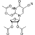 2',3',5'-Tri-O-acetyl-5-cyanouridine – Figure 1 of 1