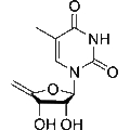 4',5'-Didehydro-5'-deoxy-5-methyluridine – Figure 1 of 1