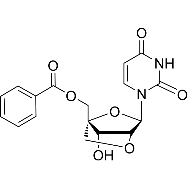 5'-O-Benzoyl-2'-O,4'-C-methyleneuridine – Figure 1 of 1