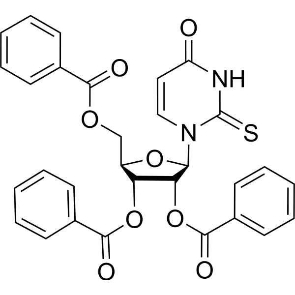 2',3',5'-Tri-O-benzoyl-2-thiouridine – Figure 1 of 1
