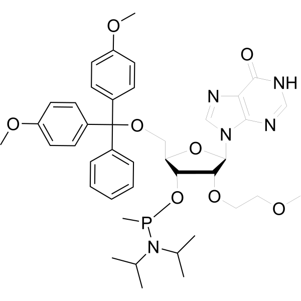 5'-O-DMTr-2'-O-MOE inosine 3'-P-methyl phosphonamidite – Figure 1 of 1