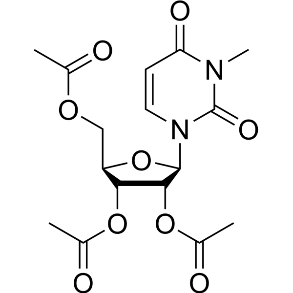 2',3',5'-Tri-O-acetyl-N3-methyluridine – Figure 1 of 1