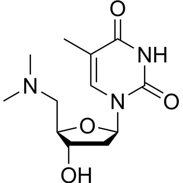 5'-Deoxy-5'-N,N-dimethylamino thymidine – Figure 1 of 1