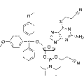 6-S-(2-Cyanoethyl)-2'-deoxy-5'-O-DMTr-6-thioguanosine 3'-CED phosphoramidite – Figure 1 of 1