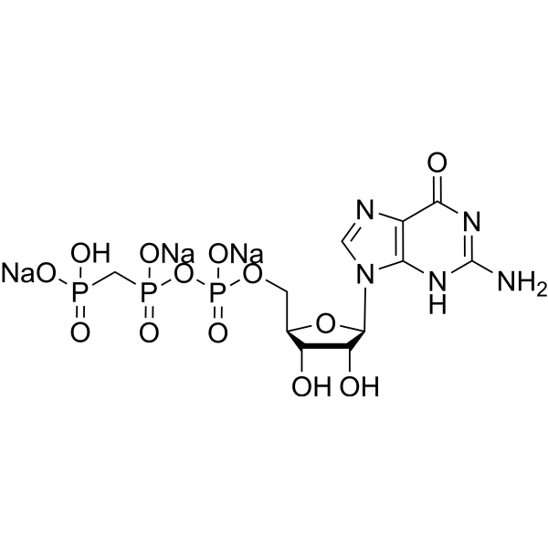 5'-Guanylyl methylenediphosphonate sodium – Figure 1 of 1