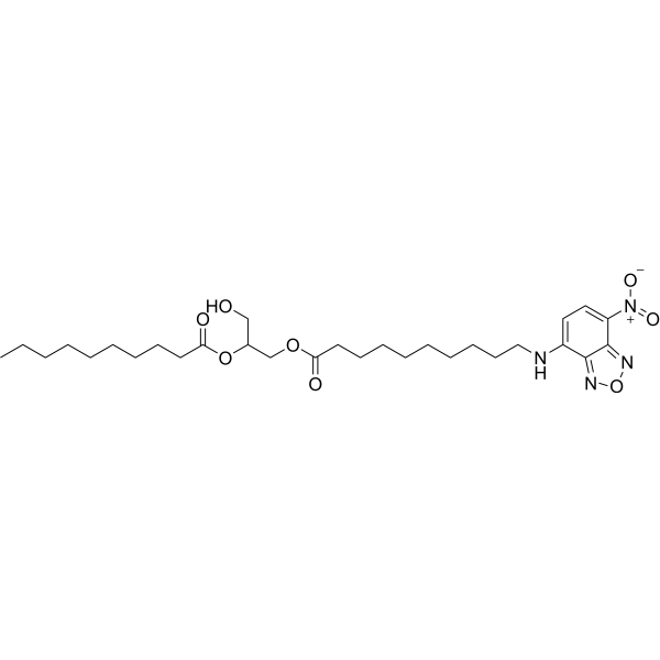1-NBD-decanoyl-2-decanoyl-sn-glycerol – Figure 1 of 1
