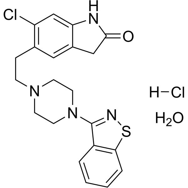 Ziprasidone hydrochloride monohydrate – Figure 1 of 1