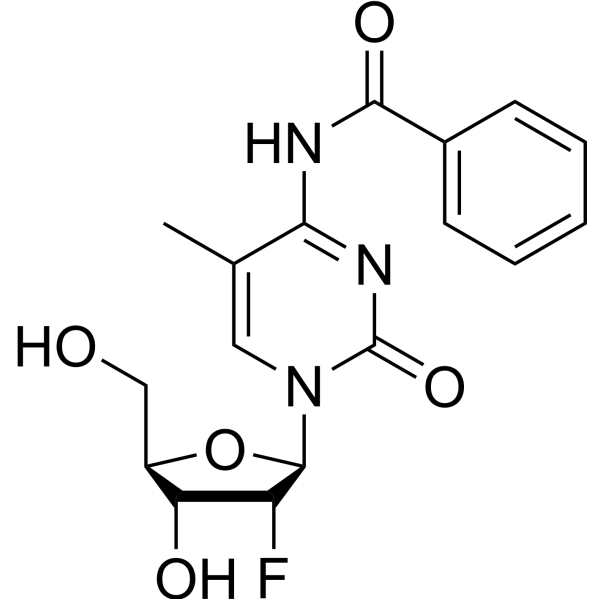2'-Deoxy-2'-fluoro-N4-benzoyl-5-methylcytidine – Figure 1 of 1