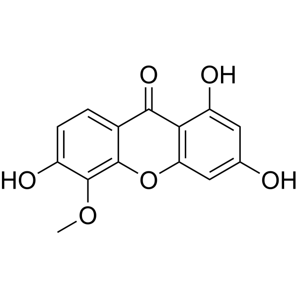 1,3,6-Trihydroxy-5-methoxyxanthone – Figure 1 of 1