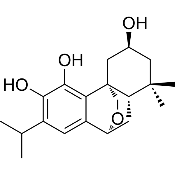 2,11,12-Trihydroxy-7,20-epoxy-8,11,13-abietatriene – Figure 1 of 1