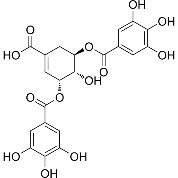 3,5-Di-O-galloylshikimic acid – Figure 1 of 1