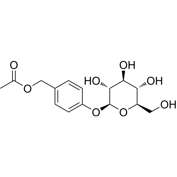 4-(Acetoxymethyl)phenyl glucoside – Figure 1 of 1