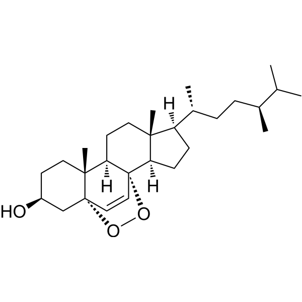 5α,8α-Epidioxyergost-6-en-3β-ol – Figure 1 of 1
