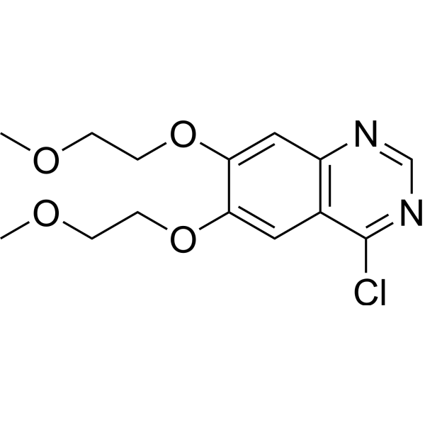 4-Chloro-6,7-bis(2-methoxyethoxy)quinazoline – Figure 1 of 1