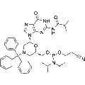 N-Trityl-N2-isobutyryl-morpholino-G-5'-O-phosphoramidite – Figure 1 of 1