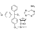 5'-O-(4,4'-Dimethoxytrityl)-3'-O-t-butyldimethylsilyl adenosine – Figure 1 of 1