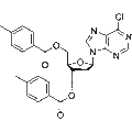 3,5-O-Ditoluoyl 6-chloropurine-9-β-D-deoxyriboside – Figure 1 of 1