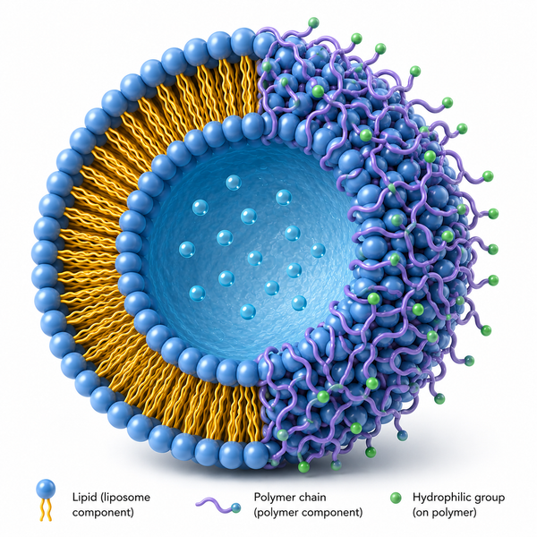 GenJet™ In Vitro siRNA Transfection Reagent (Ver. II) – liposome-polymer hybrid structure illustration